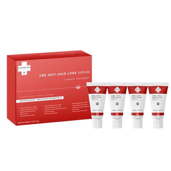CANNASEN CBD Anti-Hair Loss Serum (4 x 20 ml)