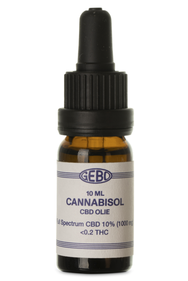 Gebo 10% CBD-olie Full Spectrum, 10ml.